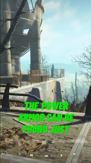 When you always walked past this secret X01 power armor in Fallout 4 #fallout4gameplay #fallout4