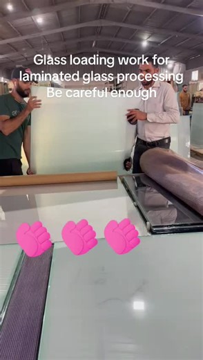 Eva laminated glass processing #Moroccan glass factory#laminated glass processing #safety glass processing #glass loading work