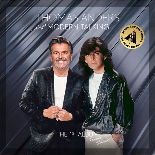 OUT NOW 🔥 THOMAS ANDERS sings MODERN TALKING Ein musikalisches Revival💥 der Extraklasse! CD-Sammelbox The 1st Album 👉 https://thomasanders.lnk.to/1stalbumcdboxFA LP-Sammelbox The 1st Album 👉 https://thomasanders.lnk.to/1stalbumvinylboxFA Streaming - The 1st Album 👉 https://thomasanders.lnk.to/1stalbumFA More Information: 🇩🇪 Deutschland: https://thomasanderssingsmoderntalking.com/ 🌎 International: https://townsendmusic.store/products/artist/Thomas Anders Thomas Anders präsentiert „THOMAS 