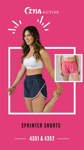 Sprinter Shorts | Pink #4352 | Navy #4351 | Soft Green #6159