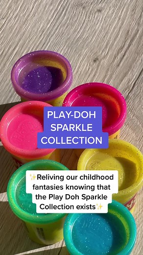 Play-Doh Sparkle collection at your service.✨ #playdohsparkle #sparkle #sparklelove #playdoh
