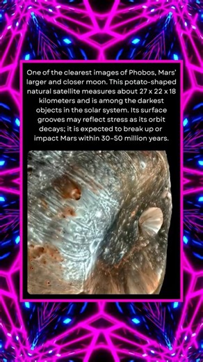 One of the Clearest Images of Phobos, Mars’ Larger and Closer Moon. This Potato-Shaped Natural…