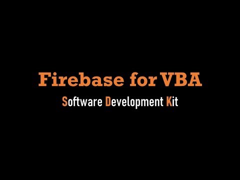 Firebase for VBA: Introduction and Setup Guide