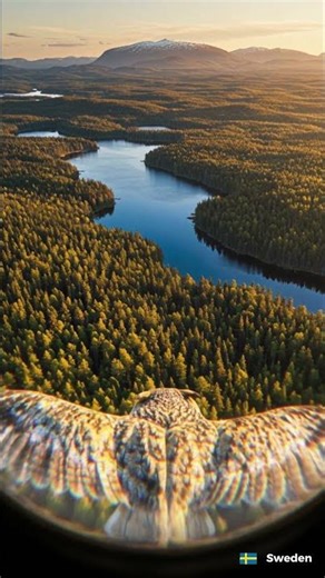 Eagle-Owl in Flight | Endless Forests & Lakes | POV
