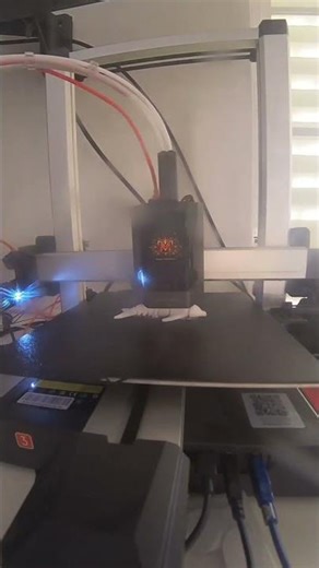3D printing a fully flexible dolphin🐬 Layer by layer timelapse.⚙️ #3dprinting #dolphin #satisfying