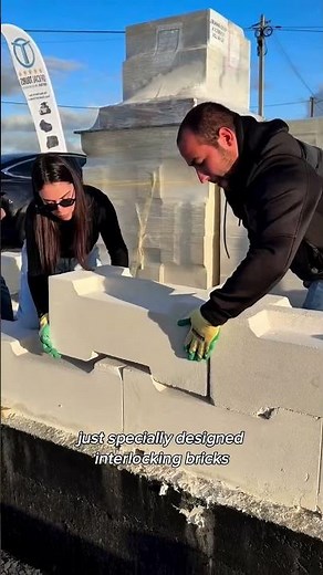 Interlocking Brick Technology Building