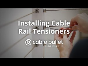 How to Install Cable Rail Tensioners on Signature Classic Collection Posts | Cable Bullet System