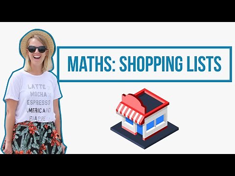 Maths For Kids: Shopping Lists // Learning From Home
