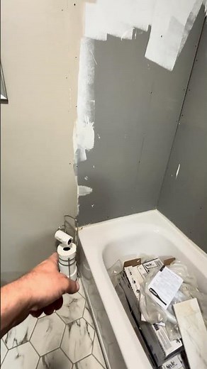 I-TILE Shower tub Surround to get waterproof and tile install installation