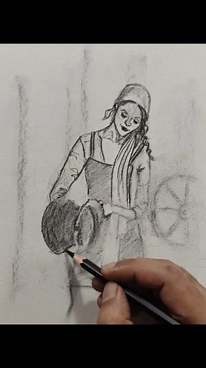 3.7K views · 67 reactions | Easy charcoal sketching technique for beginners ✌️ #art #drawing #painting #videos | KSartpod | Facebook