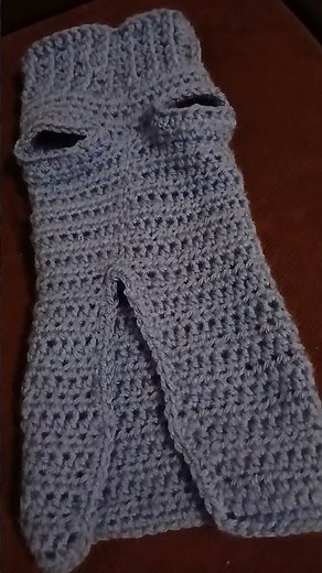 crochet easy dog coat for winter