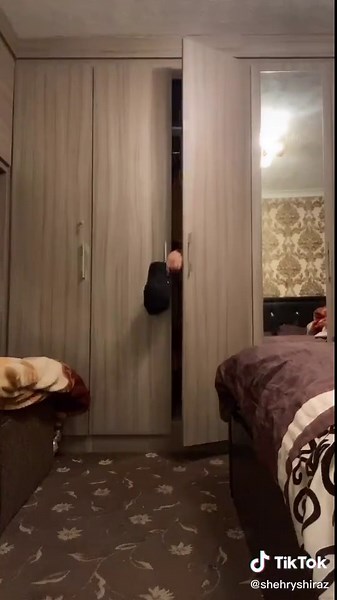 Just Casually hiding in someone’s wardrobe #fyp #bored #foryoupage