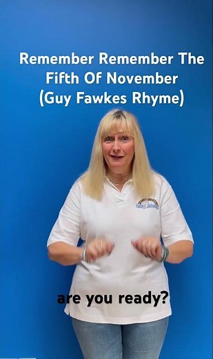 Remember Remember the fifth of November (Guy Fawkes rhyme)