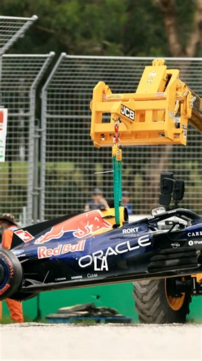 El ACIDENTE de Verstappen en LA QUALY de AUSTRALIA 🇦🇺 #apxtv #f1 #formula1 #maxverstappen #carros