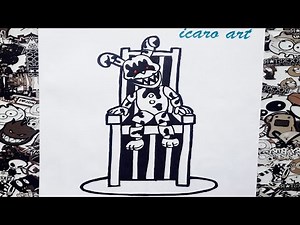 Como dibujar a mini springtrap | how to draw plush trap | five nights at freddy's 4