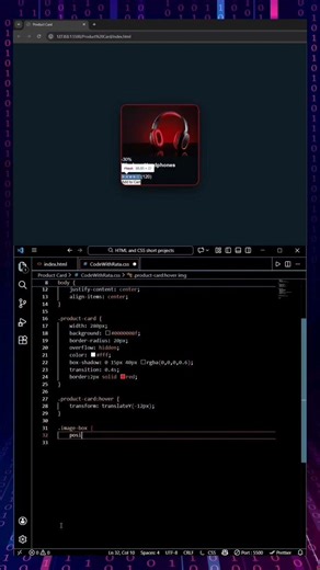 💥 Animated Product Card with Pure HTML & CSS 🔥No JavaScript! Animated Product Card (HTML + CSS) 💻
