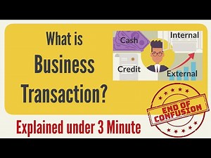 What is Business Transaction (Explained in simple animation - Hindi)