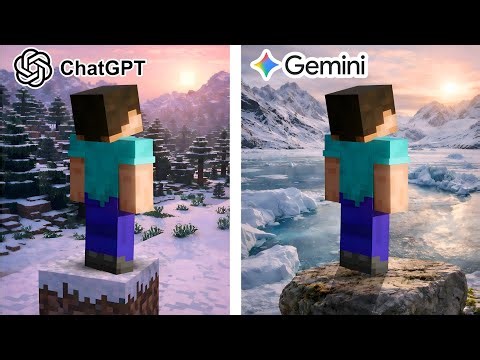ChatGPT and Gemini AI build Minecraft Clone in Few mins!! 😱