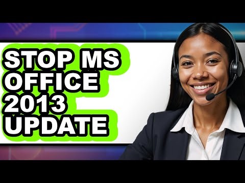 How to Stop Ms Office 2013 Update (full Guide)