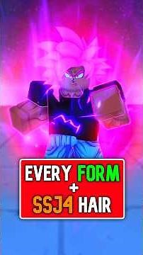 SSJ4 HAIR + EVERY TRANSFORMATION 🐒🔥| Roblox Dragon Soul