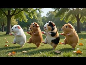 Hilarious Guinea Pig Dance-Off! (Wait for the end)
