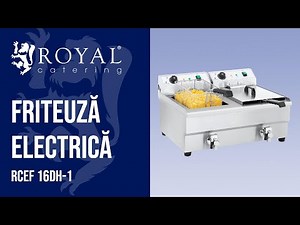 Friteuză Electrică Royal Catering RCEF 16DH-1 | Prezentarea produsului 10010028