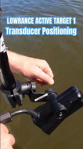 Lowarance Active Target Positioning #fishing #lowranceactivetarget #activetarget