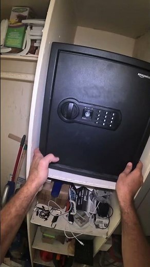 Crack open Amazon basic safe. #amazon #safecracking #safelockout #lockout #drill #treasure #cash