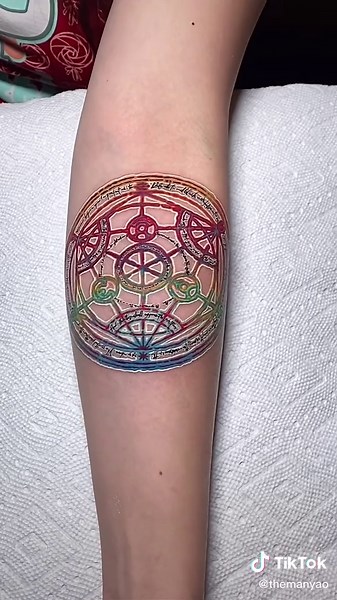 🏳️‍🌈human transmutation circle🏳️‍🌈#anime #animetattoo #animetattoos #animeink #animeedit #animes #fullmetalalchemist #fma #fmatattoo #animetiktok