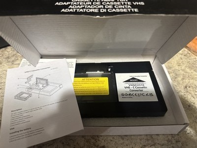 VHS-C Video Cassette Adaptor Motorized VHS-C to VHS Cassette Adapter Converter | eBay