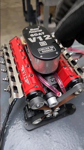 Most Insane Mini V-12 Engine Exhaust Sound...Poppin.