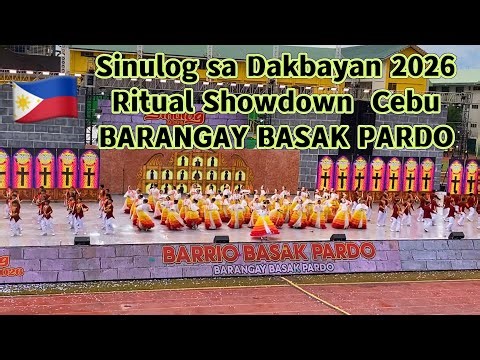 Sinulog sa Dakbayan 2026 BASAK PARDO Ritual Dance Performance Festival Cebu City | Sinulog 2026