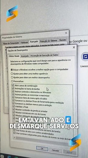 VEJA ESSE VIDEO PARA MELHORAR O DESEMPENHO DO SEU WINDOWS