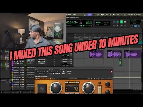 Mixing A Song In Under 10 Minutes | Pro Tools Template