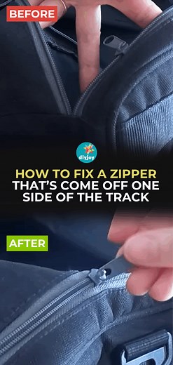Fix a Zipper That’s Come Off One Side of the Track
