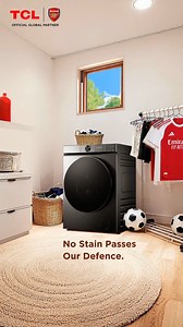 148 reactions | The TCL P682 Super Drum Series Washer tackles stains just like Arsenal  Its autoStain Removal technology combines segmented heating with dynamic water flow patterns to defend against multiple stains in one cycle. Choose TCL for a clean kit in as little as 15 minutes!  #TCL #Arsenal #TCLxArsenal #InspireGreatness #Washer | TCL | Facebook