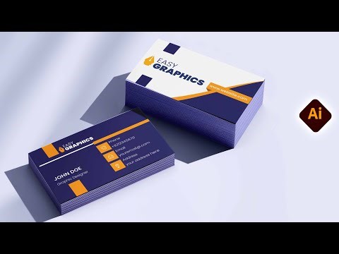 How to Design a Stunning Business Card in Adobe Illustrator Easy Graphics Tutorial