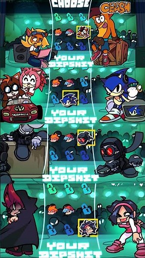 Playable Crash - Character Select *PART 2* [FNF]