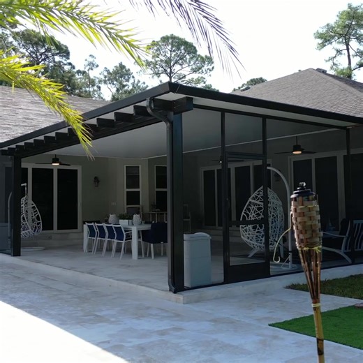 "We use the patio every weekend, at least once or twice." - Jason Hendrick Here’s why Knoxville homeowners are loving the upgrade: ✅ 50% less than a full extension ✅ Installed in just 2–3 days, not weeks ✅ Built from zero-maintenance, hurricane-rated aluminum ✅ Designed to match your home (stucco, tile, or coastal-style finishes) ✅ Fine-mesh screens block mosquitoes, pollen, and poolside debris while letting in fresh air ✅ Adds resale value and year-round livable space We’ll guide you through st