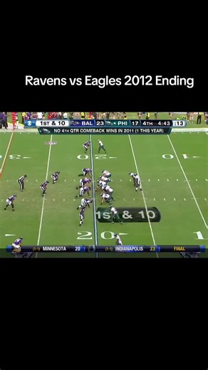 Ravens vs Eagles 2012 Game Highlights