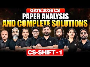 GATE 2026 Exam Analysis & Detailed Solutions | CSIT | 8 Feb | Shift 1