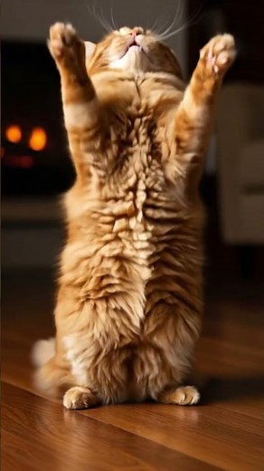 Funny Cat Gets Jump-Scared and Jumps in Slow Motion 😂🐱