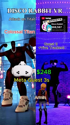 Disco Rabbit VR on Instagram: "Spongebob Big Guy (behind the scenes in VR) : Colossal Titan #anime #spongebob #aot #vrchat #fyp"