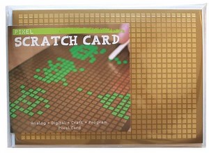 NEW PRODUCT – Pixel Art Scratch-Off Card