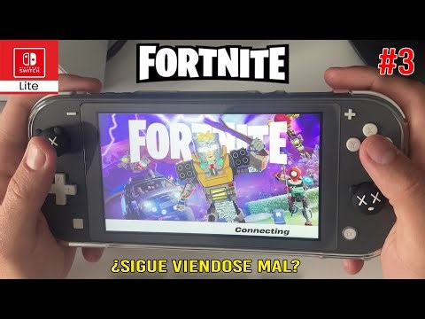This is what Fortnite looks like on the Nintendo Switch Lite in the new season!!