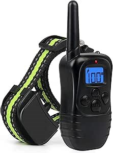 Dog Training Collar Rechargeable and Waterproof 540 yd Remote Dog Shock Collar with Beep Shock