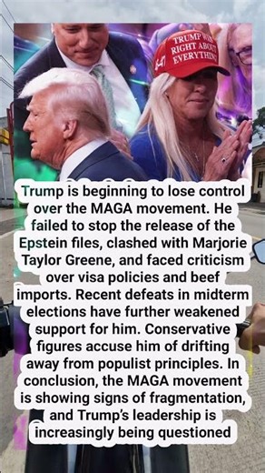 Donald Trump Is Losing Control of MAGA #trump #usa #donaldtrump #trumpnews #donaldtrum