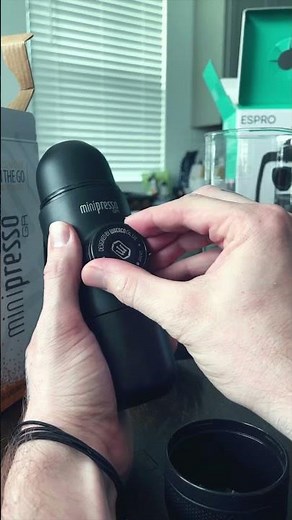 Trying The Minipresso Portable Espresso Machine By Wacaco