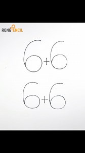 19K views · 208 reactions | Easy Drawing ideas with Numbers 6666殺 #art #drawing #draw #cute | Rong Pencil | Facebook