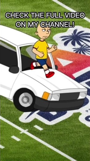 Caillou breaks into the stadium and INJURES THE QUARTERBACK! #goanimate #shorts #fyp #caillou